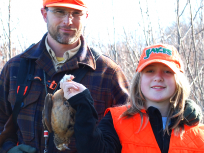 Gabriella and Steven Kendus with Woodcock