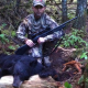 Hunting The First State Author Steven M. Kendus with a 200-lb Maine Black Bear
