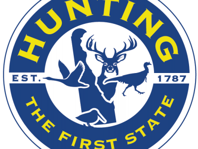 Hunting the First State sticker - Blue